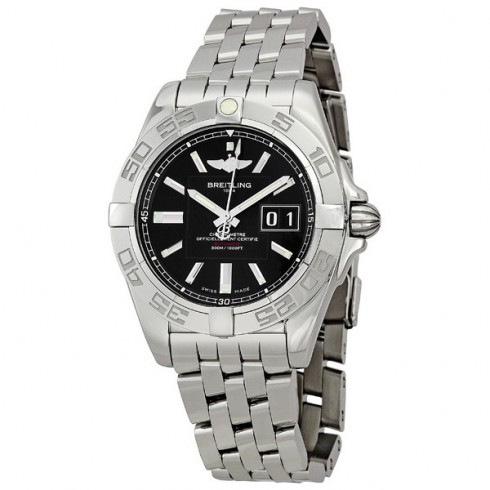 Breitling Galactic 41 Black Dial Men's Watch A49350L2-BA07SS watches