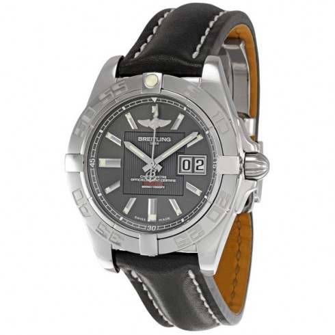 Breitling Galactic 41 Grey Dial Men's Watch A49350L2-F549BKLT watches
