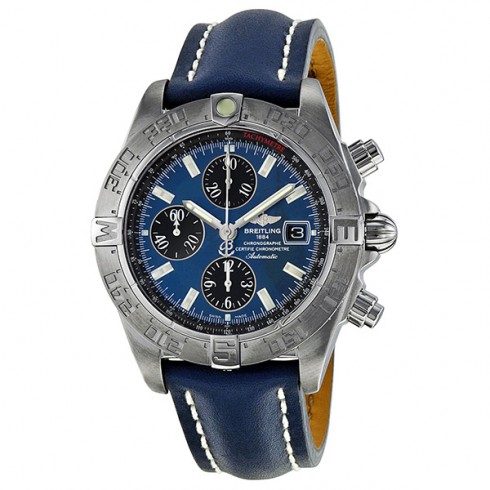 Breitling Galactic Chronograph II Automatic Blue Dial Men's Watch A1336410-C805 watches