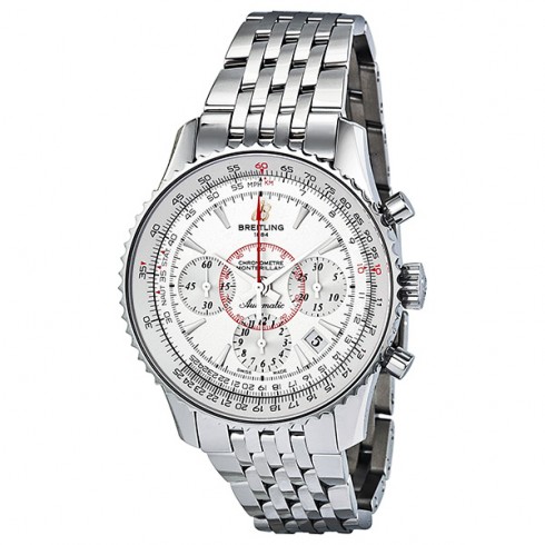 Breitling Montbrillant 01 Automatic Chronograph Silver Dial Men's Watch AB013012-G709 watches