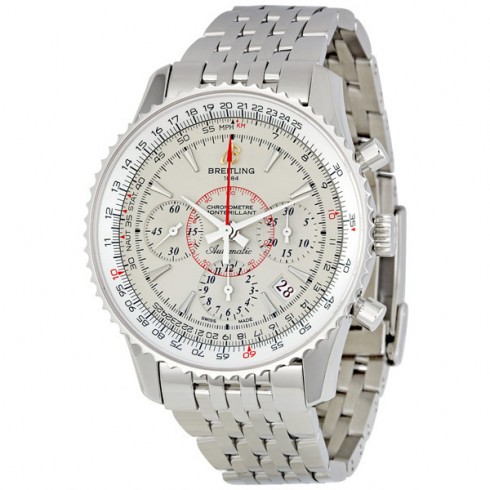 Breitling Montbrilliant 01 Silver Dial Chronograph Automatic Men's Watch AB013112-G709SS watches