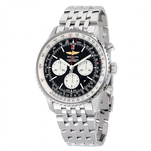 Breitling Navitimer 01 46 MM Chronograph Navitimer Steel Men's Watch AB012721-BD09SS watches
