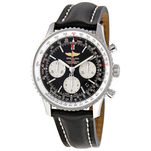 Breitling Navitimer 01 Chronograph Black Dial Men's Watch AB012012-BB01 watches