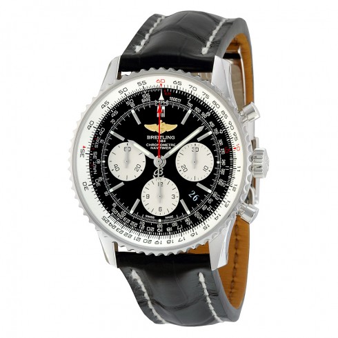 Breitling Navitimer 01 Black Dial Chronograph Men's Watch AB012012/BB01BKCD watches