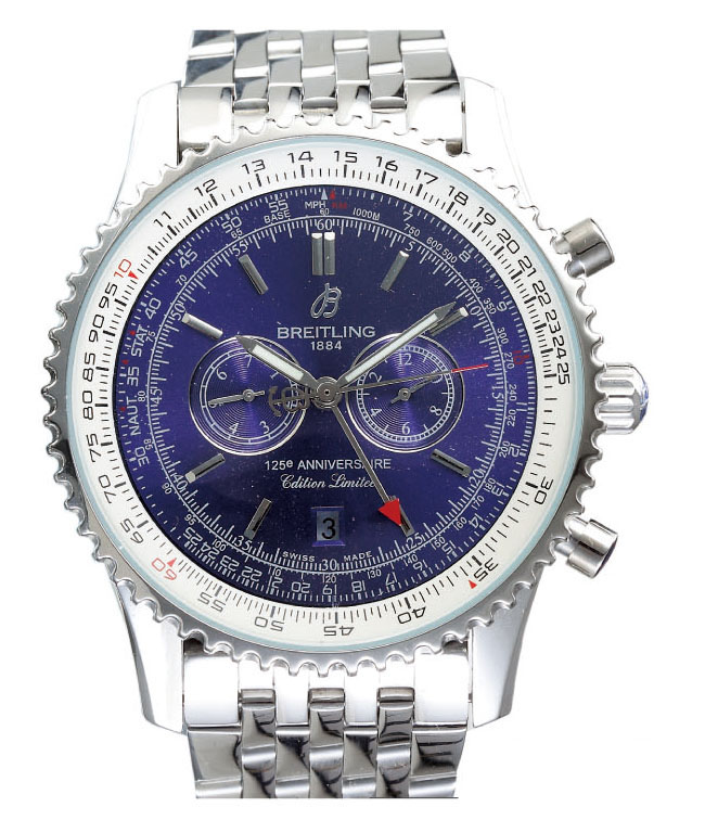 Breitling Navitimer 125e Anniversaire Steel Mens 43mm Stainless Steel Case Watch watches