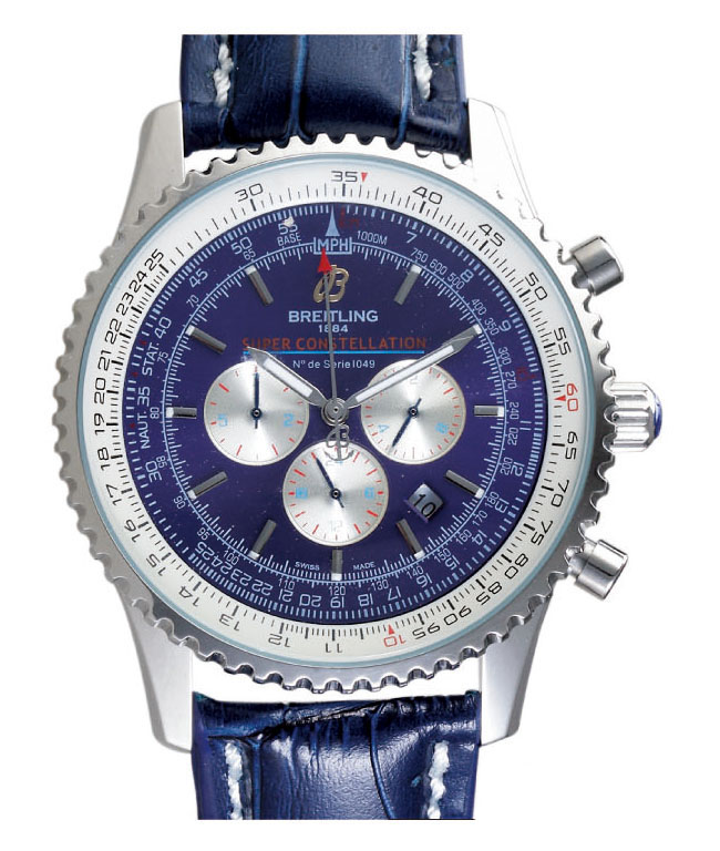 Breitling Navitimer A2332212/C586-3LT Blue Dial Automatic Round Watch watches