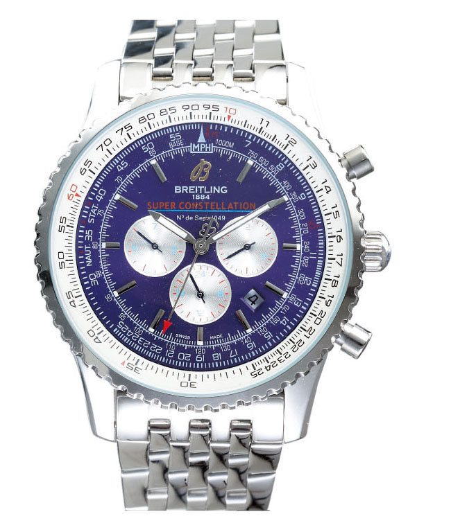 Breitling Navitimer A2332212/C587-SS Automatic Blue Dial 42mm Watch watches