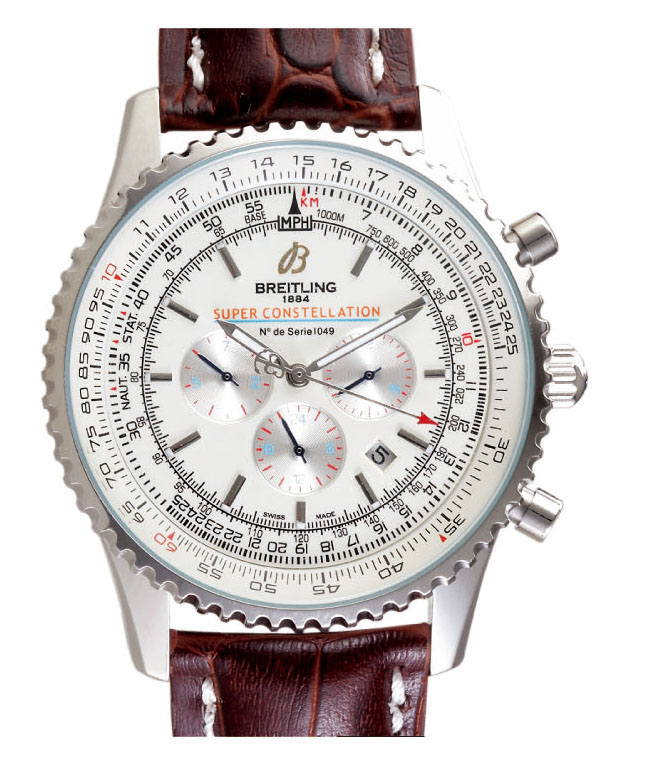 Breitling Navitimer A2332212/g533-1CD 42mm White Dial Stainless Steel Case Watch watches