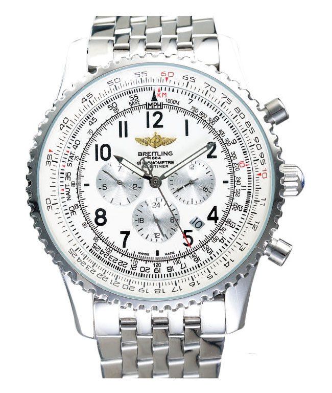 Breitling Navitimer A2332212/g533-1CD White Dial Stainless Steel Case Round Watch watches