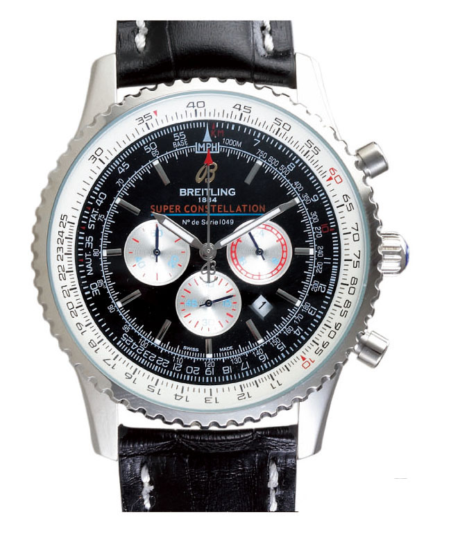 Breitling Navitimer A23322U7/BB20 Round Automatic Black Dial Watch watches
