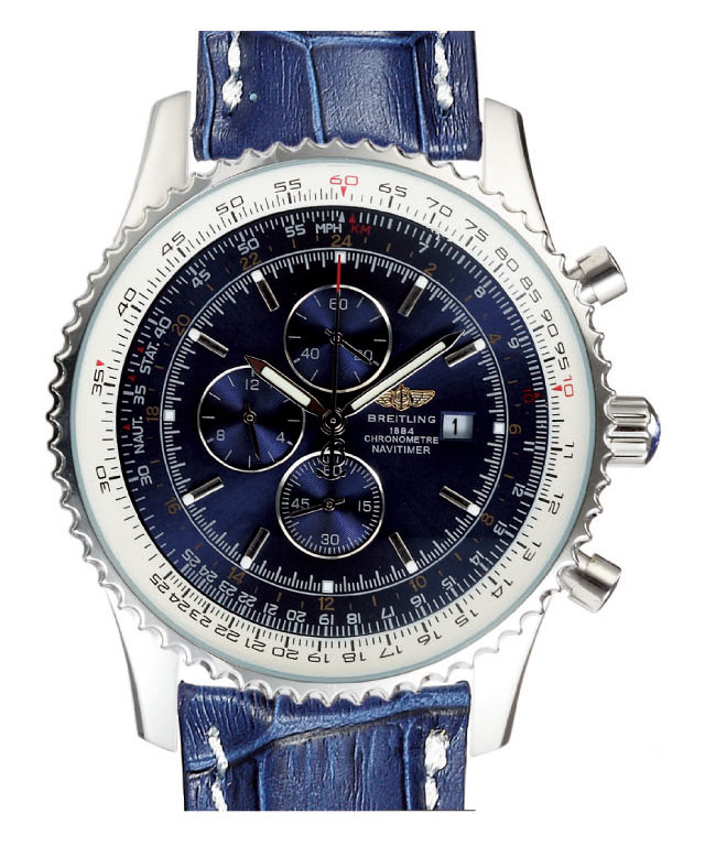 Breitling Navitimer A2432212/C651-3LT Round Blue Dial Automatic Watch watches