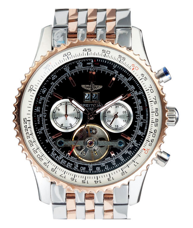 Breitling Navitimer AB012012/BB01 Tourbillon 43.7mm Black Dial Watch watches