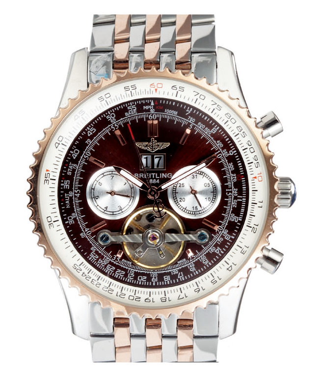 Breitling Navitimer AB012012/BB01 Tourbillon Brown Dial Round Watch watches