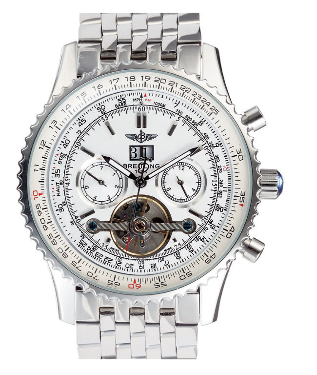 Breitling Navitimer AB012012-BB01BKLT Stainless Steel Bezel Mens Stainless Steel Case Watch watches