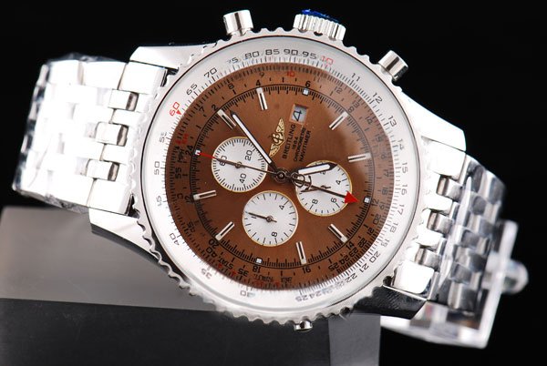 Breitling Navitimer AutoMATiC Mens Silver Stainless Steel Strap Watch watches