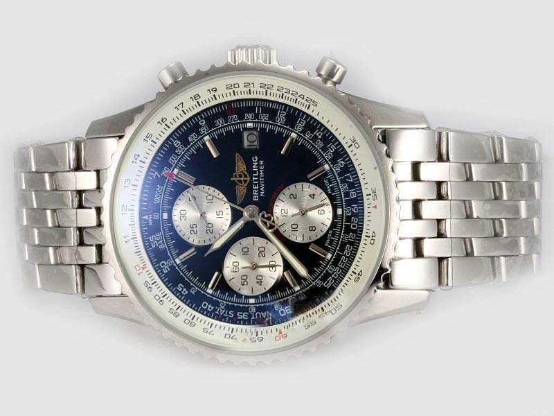Breitling Navitimer Chronograph 1628 Mens Round Quartz Chronograph Watch watches