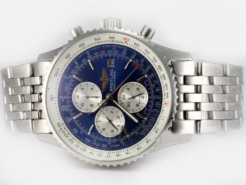 Breitling Navitimer Chronograph A13019 Round Mens Stainless Steel Case Watch watches