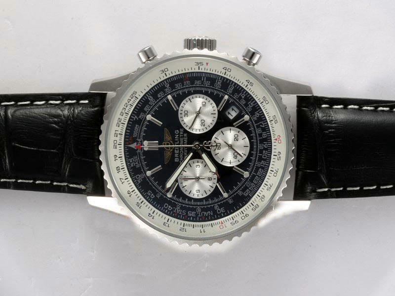 Breitling Navitimer Chronograph AB012012-BB01BKLT 40mm Stainless Steel Case Black Dial Watch watches