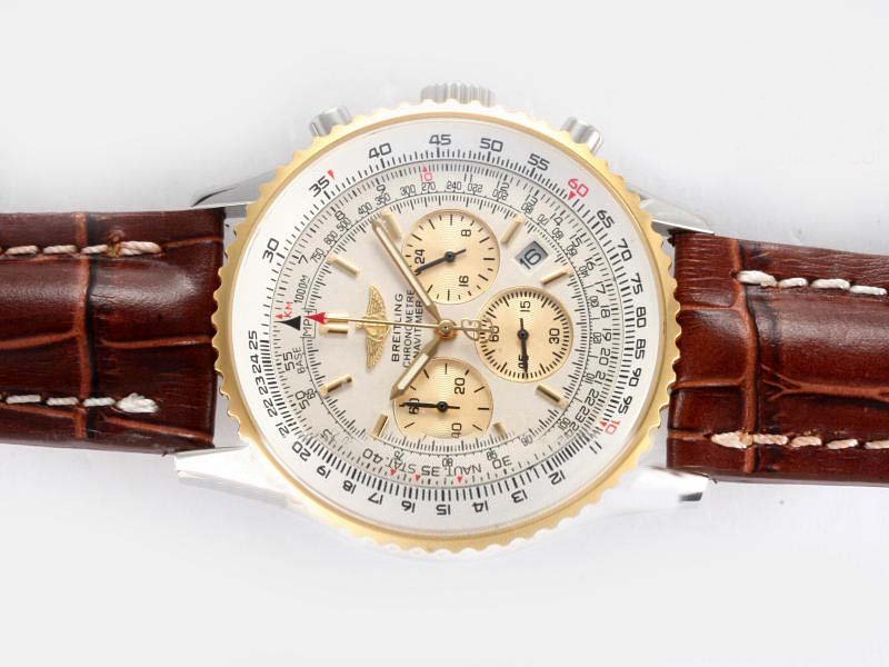 Breitling Navitimer Chronograph R1436002-G660-756P Pink Dial Quartz Chronograph Watch watches