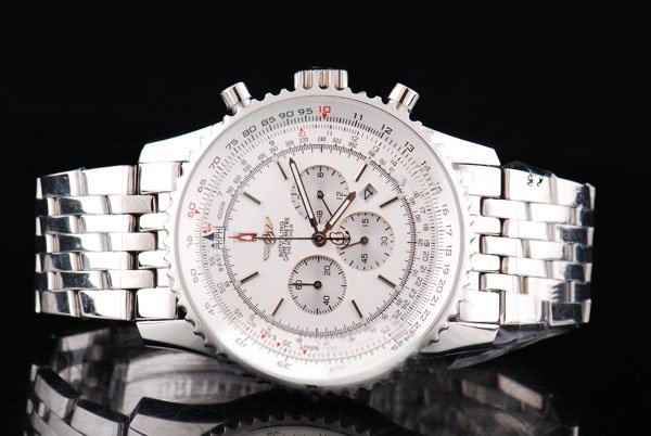 Breitling Navitimer Chronograph Steel 4 Mens Stainless Steel Bezel Watch watches