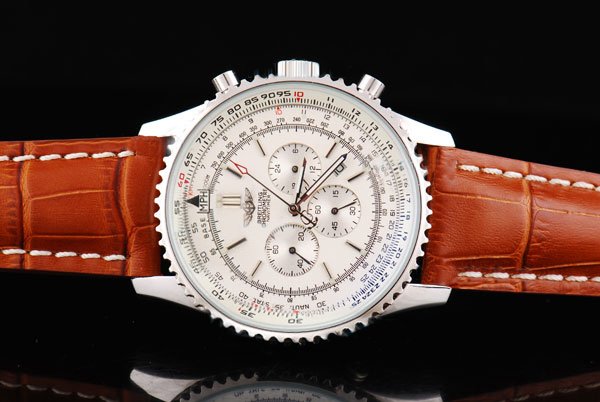Breitling Navitimer Chronograph Steel 4 Quartz Stainless Steel Bezel Watch watches