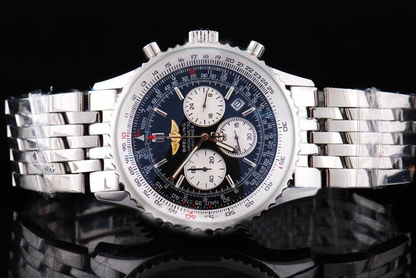 Breitling Navitimer Chronograph Steel Quartz Round Mens Watch watches