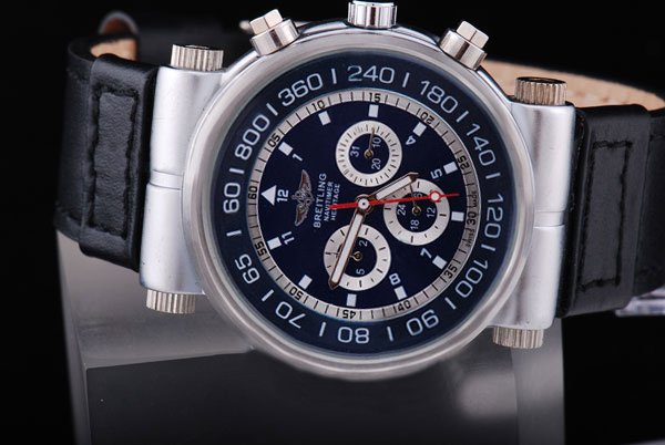 Breitling Navitimer Heritage Steel Black Dial Stainless Steel Bezel Automatic Watch watches