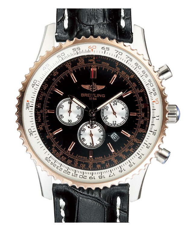 Breitling Navitimer R2332212/B838-1CD Rose Gold Case 41.8mm Brown Dial Watch watches