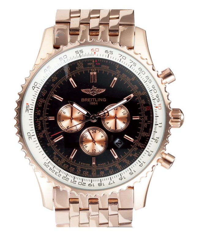 Breitling Navitimer R2332212/B838-2CT Round Rose Gold Case Watch watches
