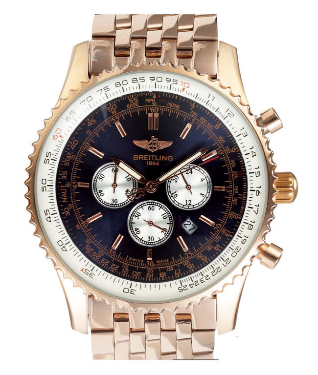 Breitling Navitimer R2332212/B838-2CT Stainless Steel with Rose Gold Bezel Mens Watch watches