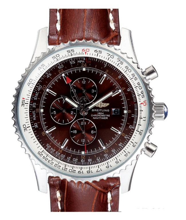 Breitling Navitimer World A2432212/B726 43.7mm Stainless Steel Case Watch watches