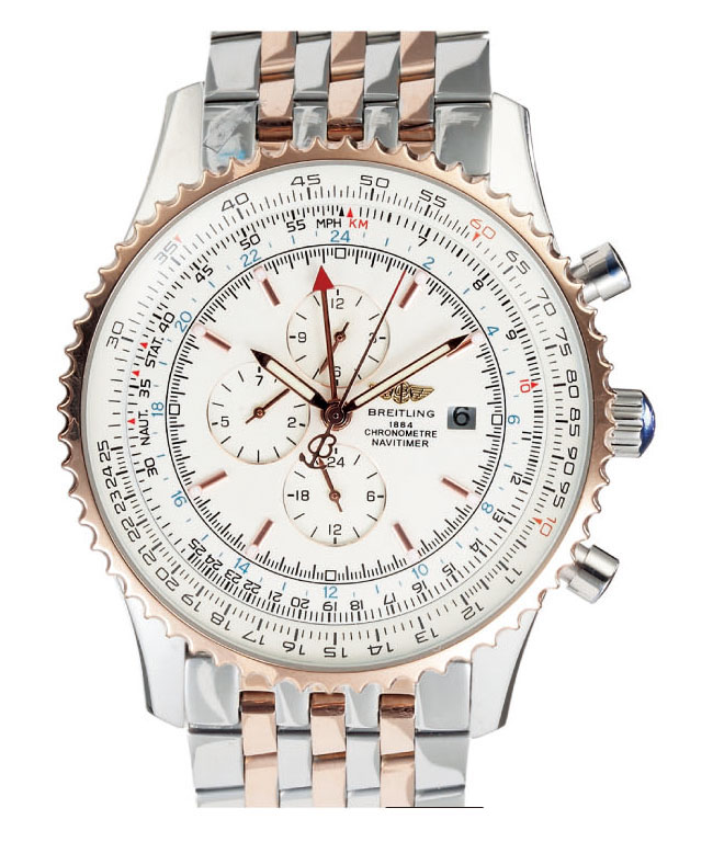 Breitling Navitimer World A2432212/G571-SS Automatic Mens Round Watch watches