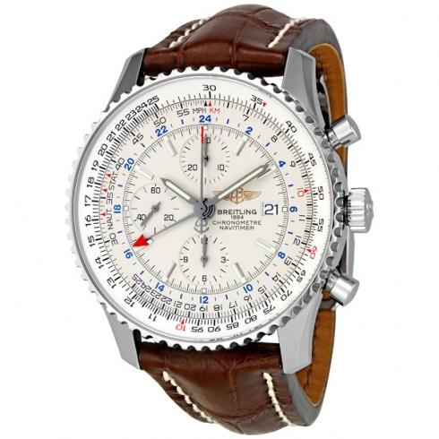 Breitling Navitimer World Silver Dial Automatic Men's Watch A2432212-G571BRCD watches