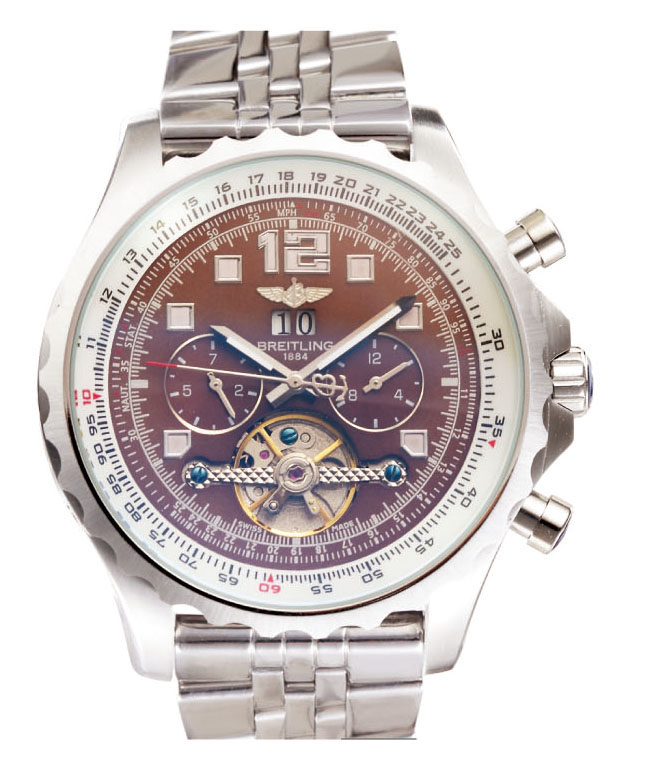 Breitling Professional Chronospace A2336035/C833-SS Mens Tourbillon Round Watch watches