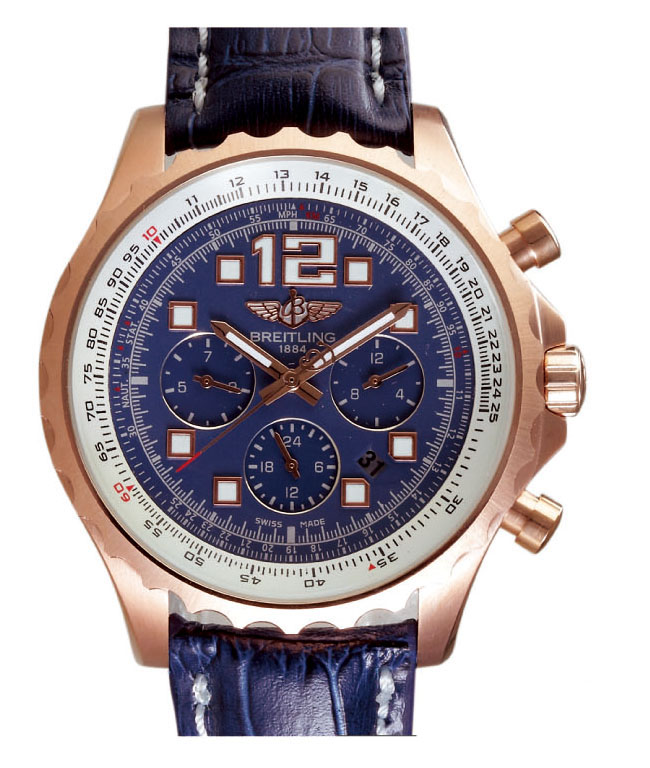 Breitling Professional Chronospace A2336035/f555-1lT Automatic Round Blue Dial Watch watches