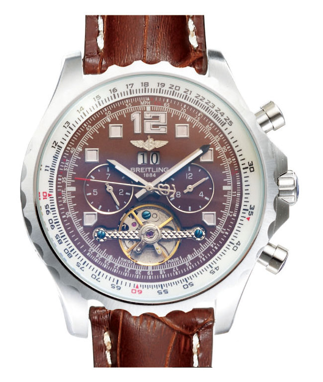 Breitling Professional Chronospace A2336035/f555-1lT Brown Dial Tourbillon Round Watch watches