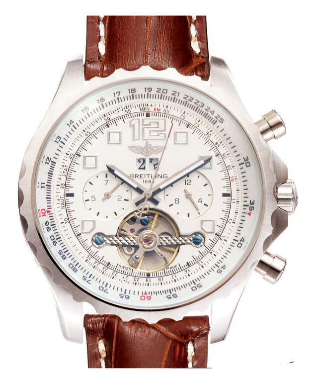 Breitling Professional Chronospace A2336035/F555 Brown Stainless Steel Strap 46mm Mens Watch watches