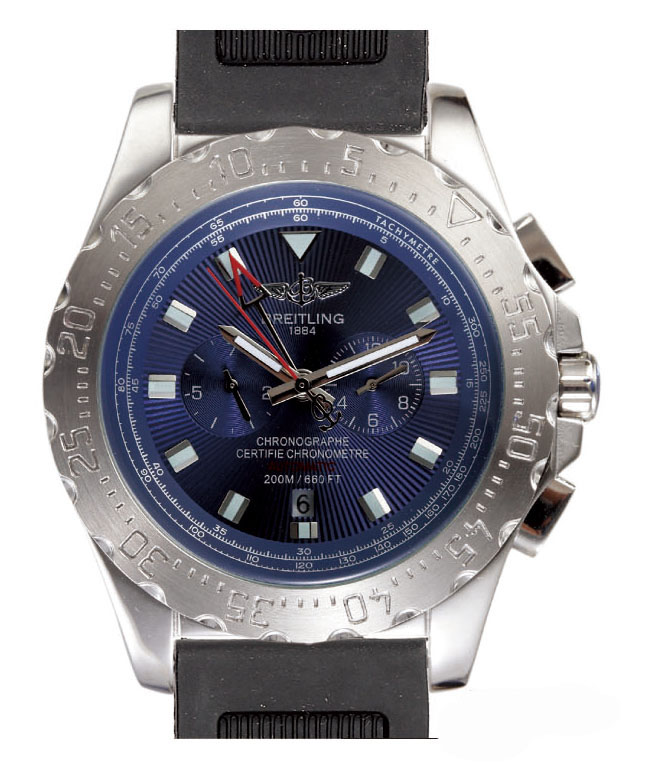 Breitling Professional Skyracer 11048 Black Rubber Strap Round Mens Watch watches