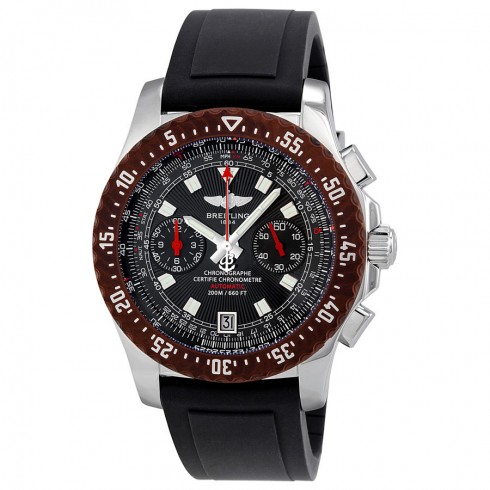 Breitling Professional SkyRacer Raven Automatic Rubber Men's Watch A27363A2-B823 watches