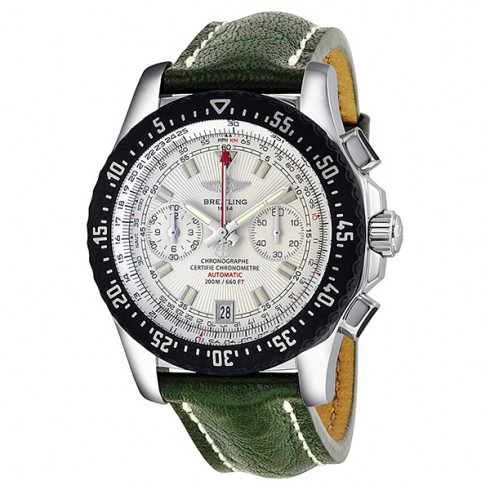 Breitling Skyracer Raven Chronograph Automatic Silver Dial Men's Watch A2736434-G615 watches