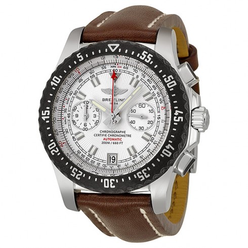 Breitling Skyracer Raven Chronograph Automatic Silver Dial Men's Watch A2736434-G615 watches