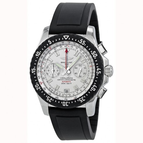 Breitling Skyracer Raven Silver Dial Chronograph Men's Watch A2736434-G615BKPD watches