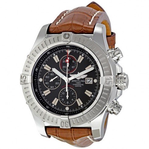 Breitling Super Avenger Black Dial Automatic Chronograph Men's Watch A1337011-B907BRCT watches