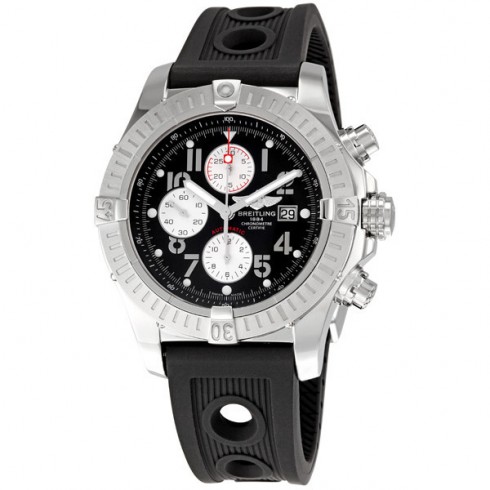 Breitling Super Avenger Black Dial Men's Watch A1337011-B973BKPD watches