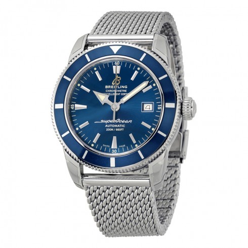 Breitling Superocean 42 Blue Dial Stainless Steel Men's Watch A1732116-C832SS watches