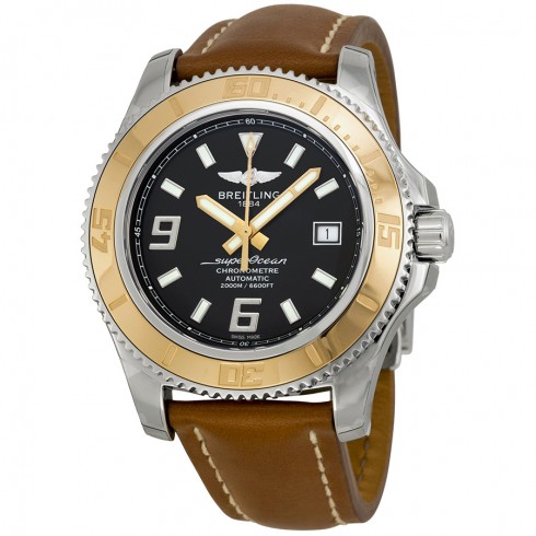 Breitling Superocean 44 Black Dial Men's Watch C1739112-BA77BRLD watches