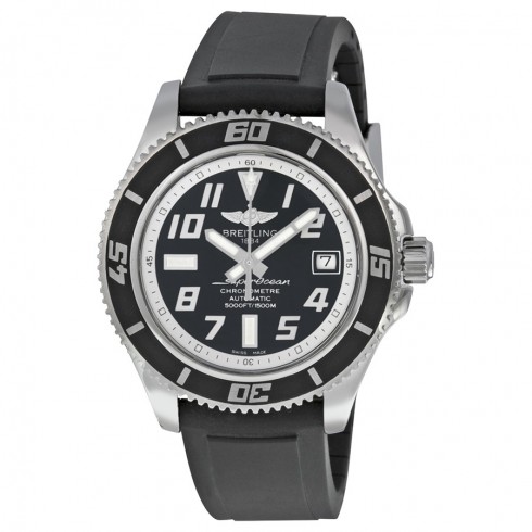 Breitling SuperOcean Black and Silver Dial Men's Watch A1736402-BA29BKPD watches