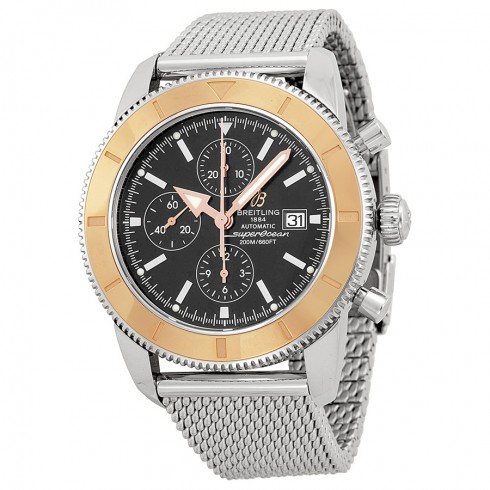 Breitling Superocean Chronograph Black Dial Automatic Men's Watch U1332012-B908SS watches