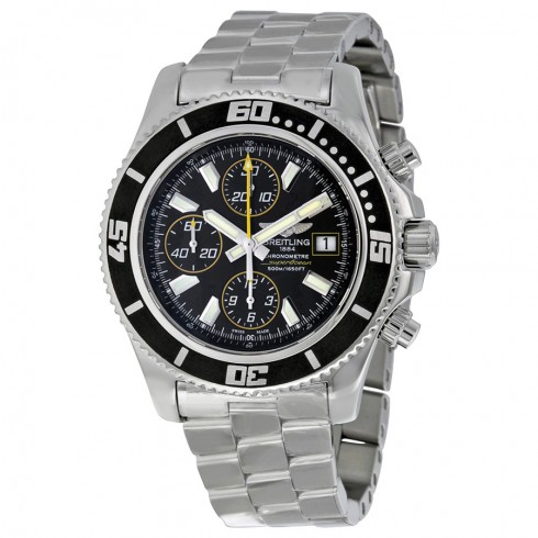 Breitling Superocean Chronograph II Abyss Black and Yellow Dial A13341A8-BA82SS watches