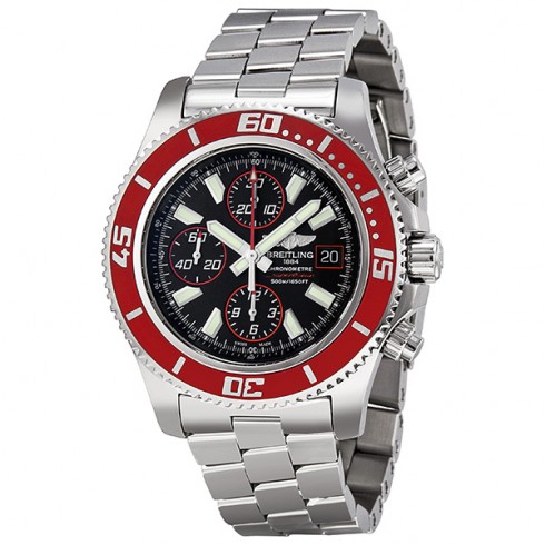 Breitling Superocean chronograph II Automatic Chronograph Black Dial Men's Watch watches